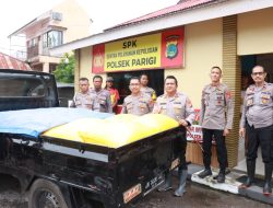 Polres Parimo Serahkan 2,3 Ton Jagung ke Bulog