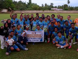 Kapolres Parimo Dukung Kemajuan Sepakbola Jurnalis Parigi FC