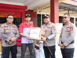 Polres Parimo Kirim 250 Paket Bantuan ke Sumatra