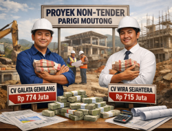 Dua Perusahaan Kuasai Nilai Kontrak Tertinggi Proyek Non-Tender di Parimo