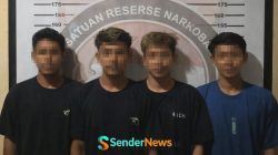 Empat Pengedar Tumbang, Sabu Siap Edar Digagalkan di Bolano