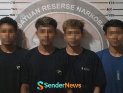 Empat Pengedar Tumbang, Sabu Siap Edar Digagalkan di Bolano
