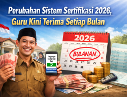 Perubahan Sistem Sertifikasi 2026, Guru Kini Terima Setiap Bulan
