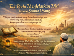 Tak Perlu Menjelaskan Diri kepada Semua Orang