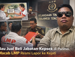 Bau Jual Beli Jabatan Kepsek di Parimo, Macab LMP Resmi Lapor ke Kejati