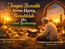 Jangan Bersedih karena Harta, Bersedihlah Jika Amal Berkurang
