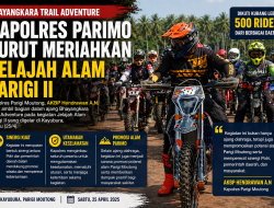 Sinergi Kuat Pemda–Polri, JAP II Diserbu Hampir 500 Rider