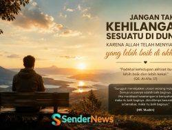 Jangan Takut Kehilangan Dunia