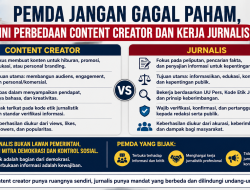 Pemda Jangan Gagal Paham, Ini Perbedaan Content Creator dan Kerja Jurnalis