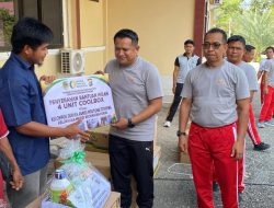 Polres Parimo Perkuat Ketahanan Pangan dengan Bantuan Alsintan