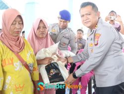 Polri untuk Masyarakat, Polres Parimo Salurkan Bantuan Sembako di Pesisir