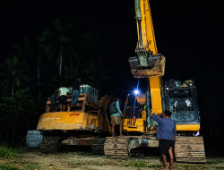 Pasca Banjir, PETI Sipayo Kembali Digempur Excavator